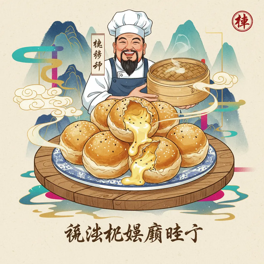 陳師傅 - 流沙奶皇煎堆仔