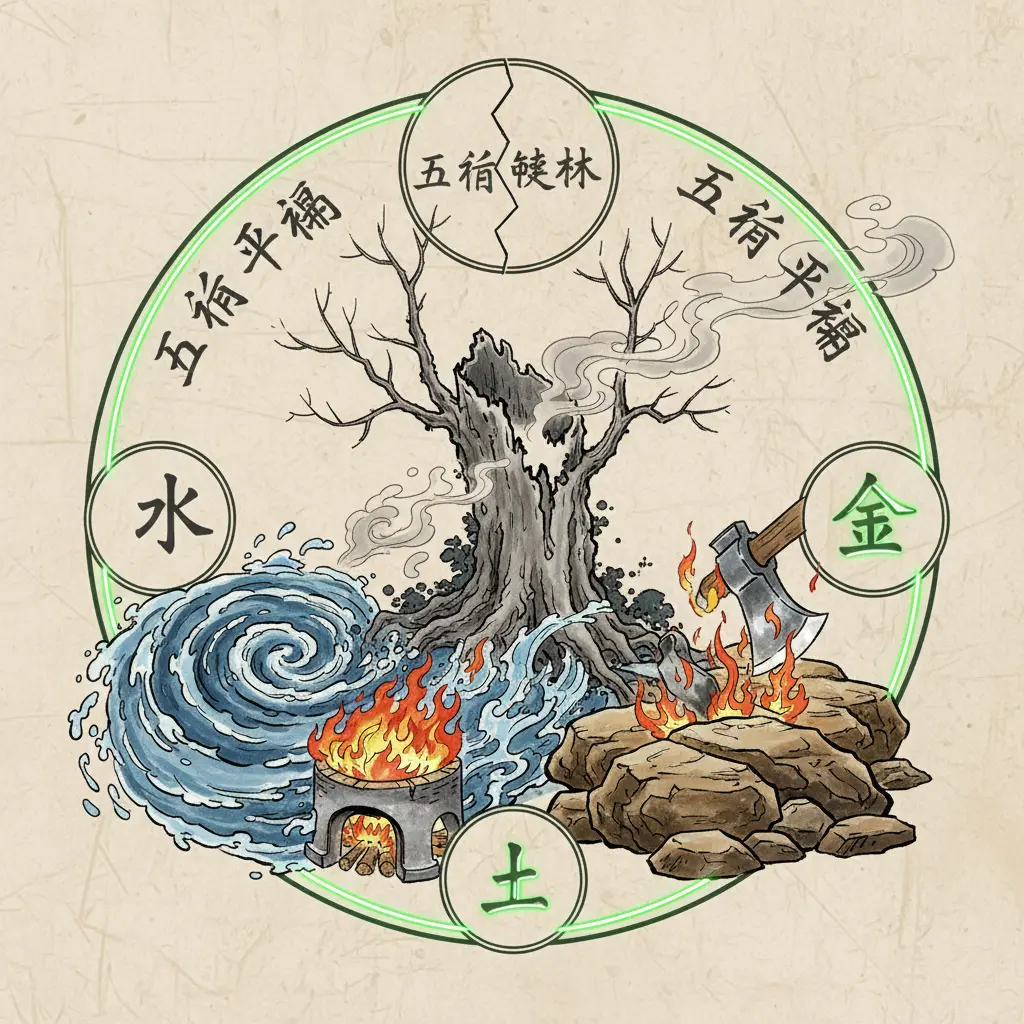 五行平衡 - 五行缺木