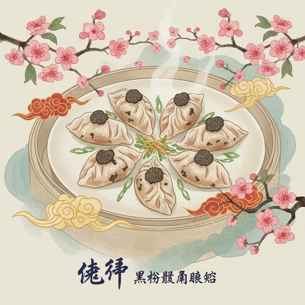 陳師傅 - 黑松露鳳眼餃